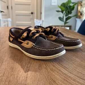 Sperry | Top Sider Songfish Boat Shoe | Brown Suede Leather | Women’s Size 7